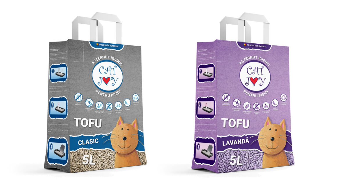 Asternut pentru pisici Tofu CatJoy